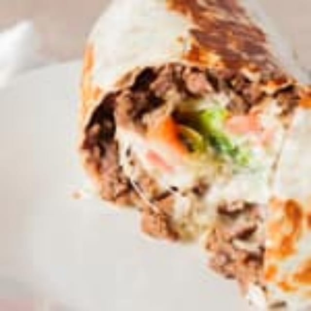Spicy Gyros Burrito.