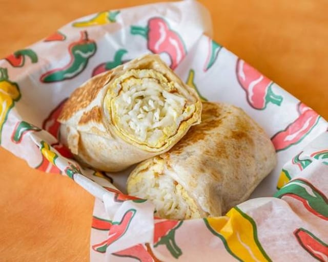 Turkey & Sausage Egg Burrito.